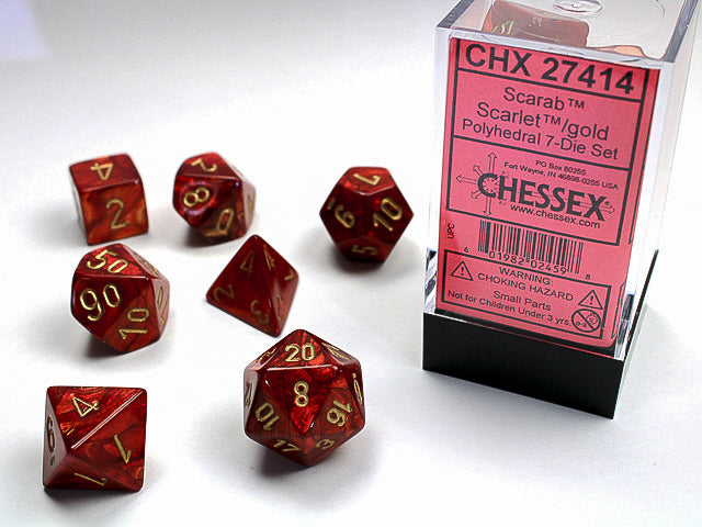 Scarb Dice -Chessex