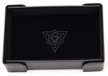 Foldable Magnetic Dice Tray (Black) - Die Hard Dice
