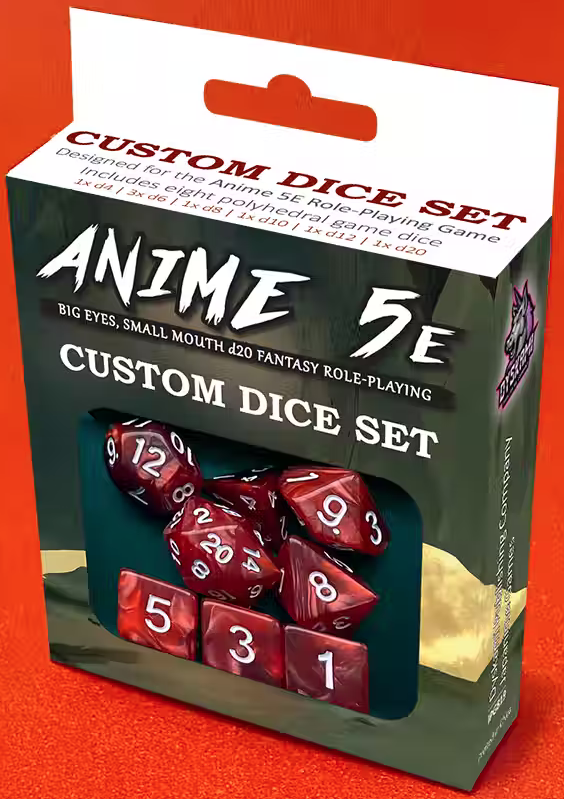 Anime 5E - Custom Dice Set