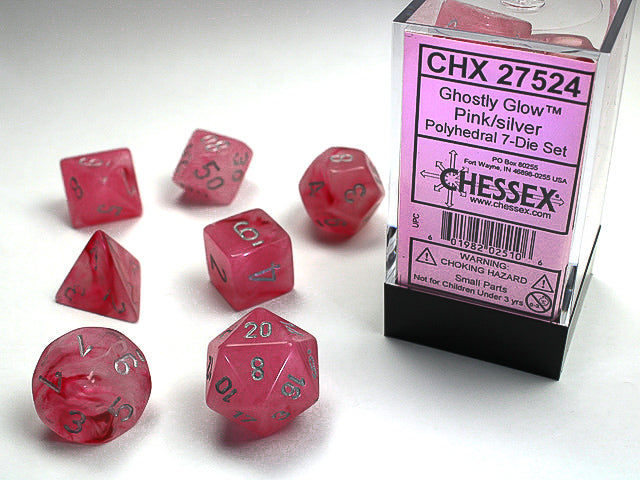 Ghostly Glow Dice -Chessex