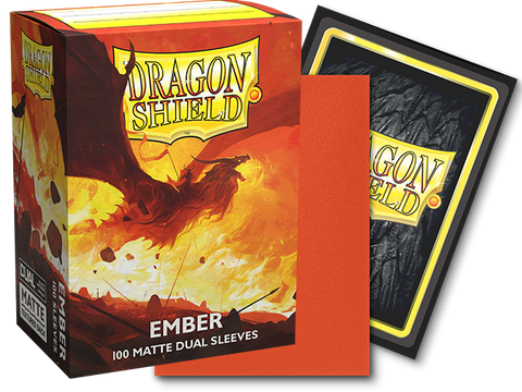 Dragon Shield: Dual Matte: Ember (Orange) (100)