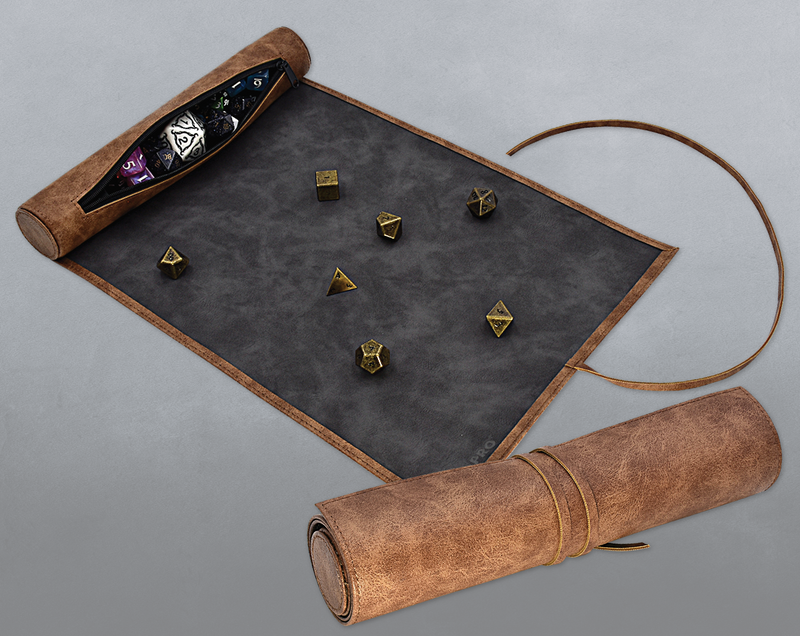 UP Dice Scroll - Dice Bag + Rolling Mat In One