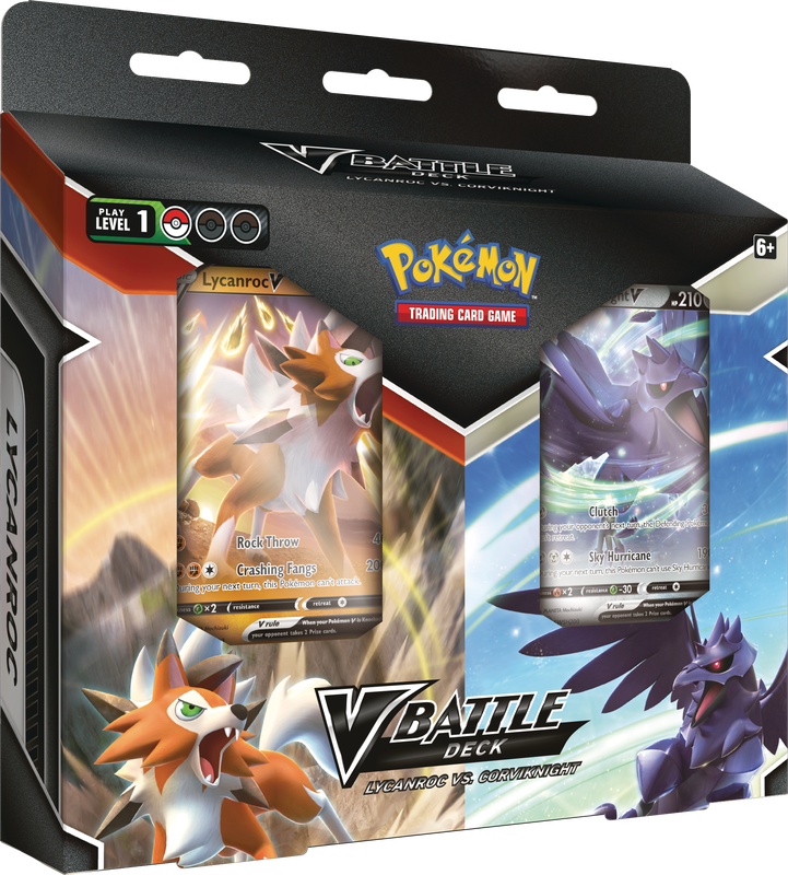 Pokemon V-Battle Deck Lycanroc VS. Corviknight