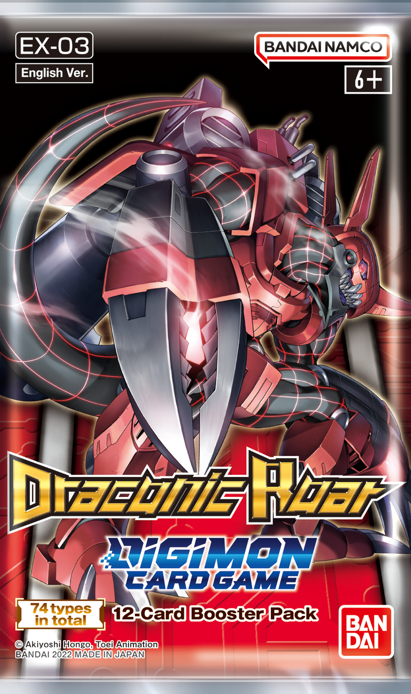 DIGIMON DRACONIC ROAR BOOSTER BOOSTER PACK