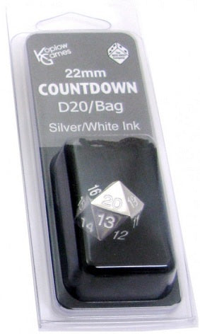 22mm Countdown Metal D20 with bag