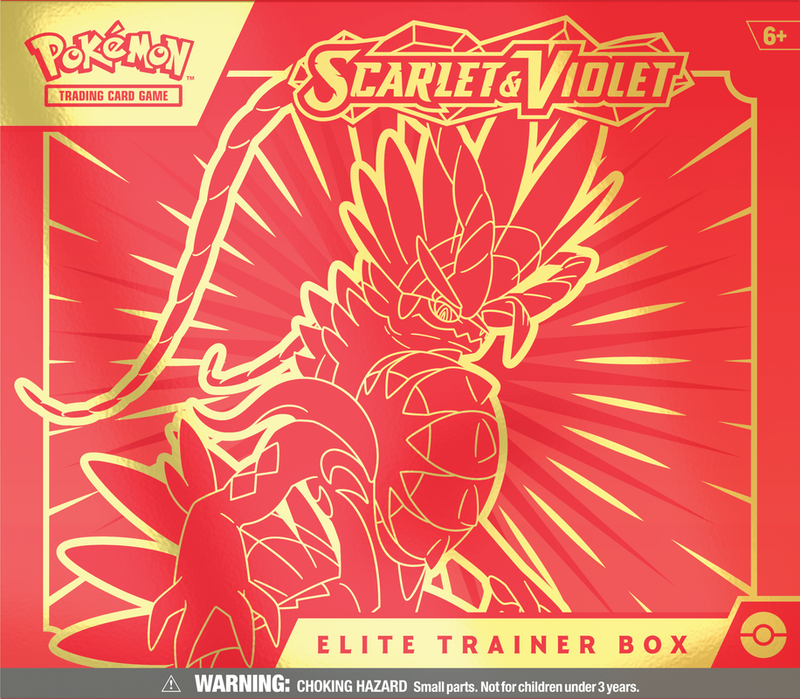 Pokémon TCG: Scarlet & Violet Elite Trainer Box (Koraidon) Scarlet